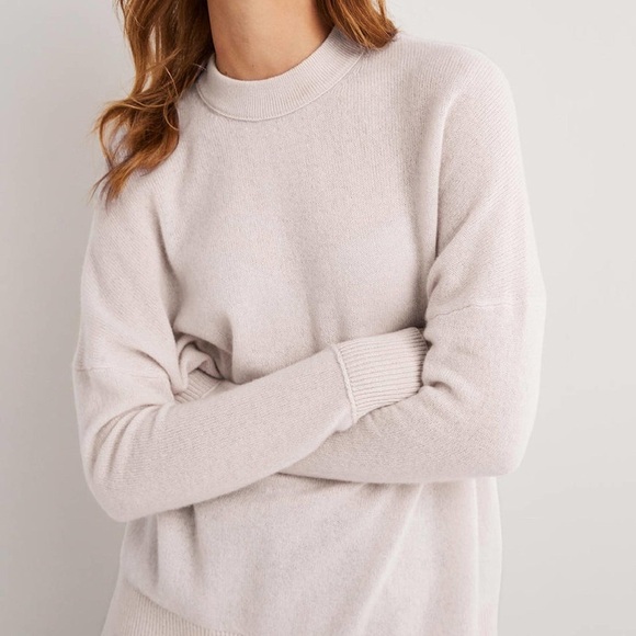 Boden 100% Cashmere Boyfriend Crew Jumper - Picture 3 of 8